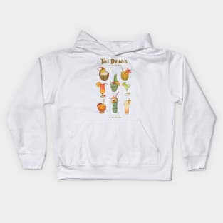 Tiki cocktails 2 Kids Hoodie